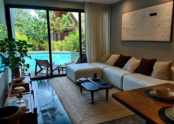 Apartment Paramar Noir Swim-up Aldea Zama